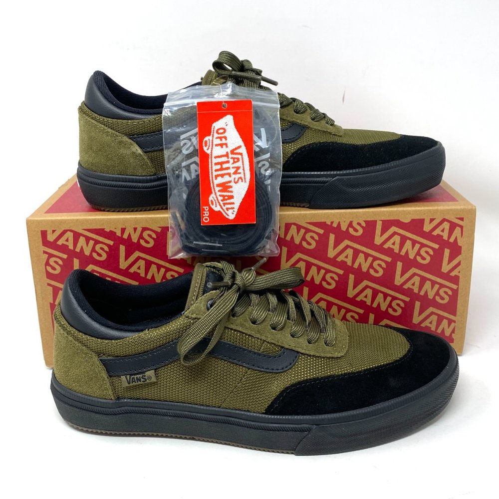 VANS Glibert Crocket Tactical Beech Green Black Women’s Size Sneaker VN0A38COUZK - Picture 9 of 10